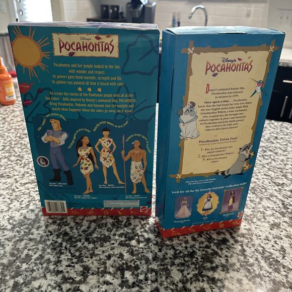 Disney’s POCAHONTAS SUN COLOR Kocoum MATTEL NO.13330 & Pocahontas - Picture 9 of 9